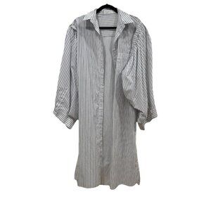 Striped White Women's Top